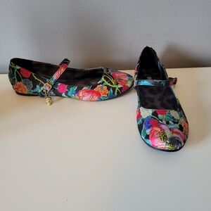 Iron Fist Poison Garden Maryjane Flats, GUC, Size 8